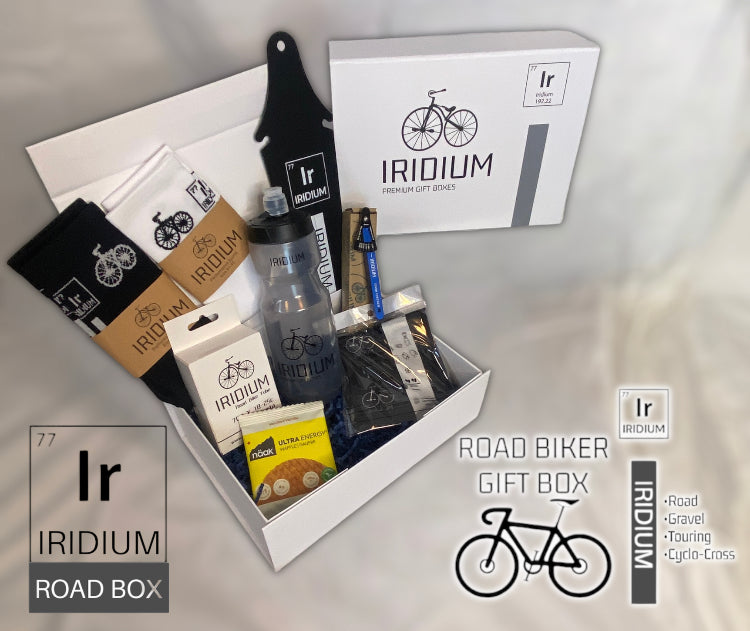 Cycling gift box loaded with 8 cycling essential gifts